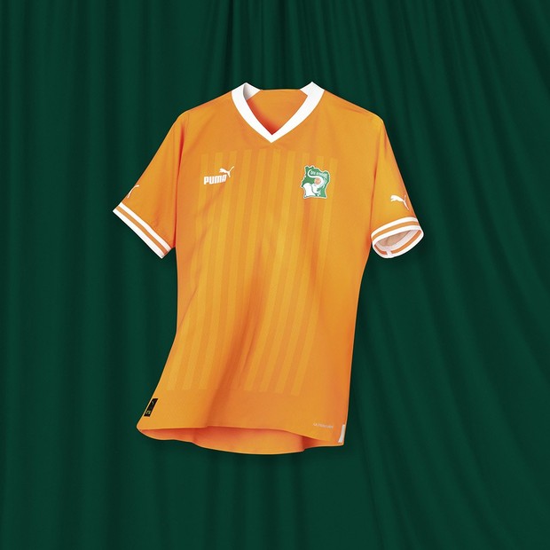 La Côte d'Ivoire présente l'uniforme 2022 (Photo: Disclosure / Puma)