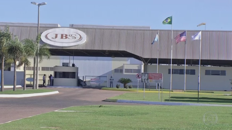 JBS em Mato Grosso do Sul (Foto: Reprodução/ TV Morena)