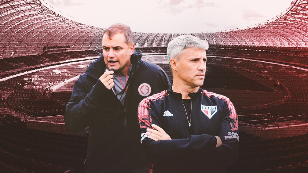 Aguirre e Crespo travam duelo de técnicos gringos e de vocação ofensiva em Inter x São Paulo1