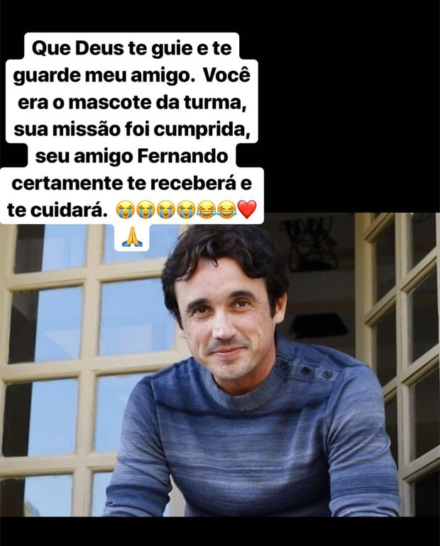 Famosos prestam homenagem ao ator Caio Junqueira (Foto: Reprodução/Instagram)