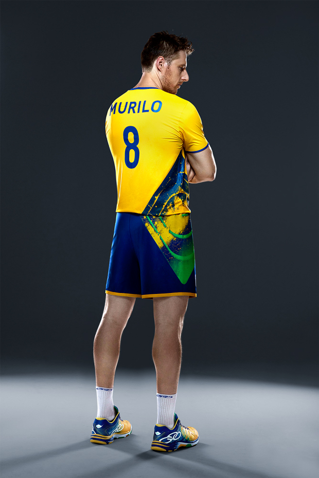 Novo uniforme da seleção brasileira de vôlei (Foto: Divulgação)