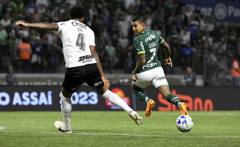 Palmeiras x Corinthians — Foto: Marcos Ribolli