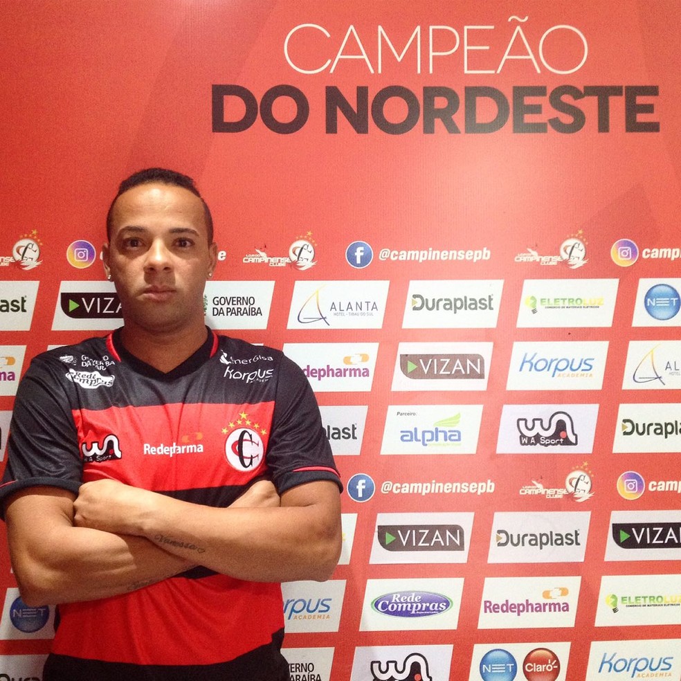 Romarinho já está integrado ao grupo do Campinense (Foto: Divulgação / Campinense)