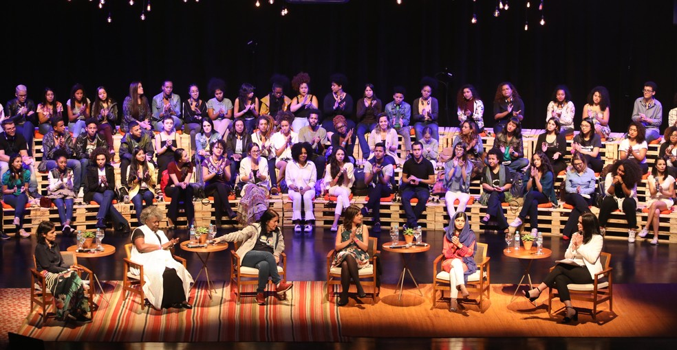 Malala participa de palestra em São Paulo (Foto: SM2 Fotografia )