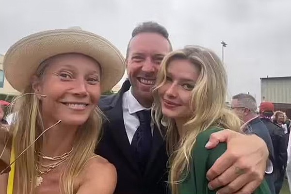Gwyneth Paltrow, Chris Martin e a filha deles, Apple (Foto: Reprodução / Instagram)