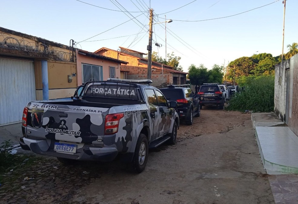 Operação da PF cumpre mandados no Norte e Litoral do Piauí — Foto: Divulgação/PF