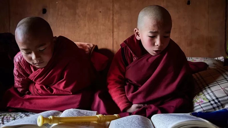 O monastério da aldeia de Thame é considerado um dos mais antigos da região de Khumbu e um lugar de grande significado espiritual (Foto: Stuart Butler via BBC News)