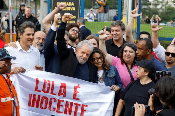 Após ser solto, Lula participa de comemoração em sindicato em São Bernardo  do Campo | São Paulo | G1