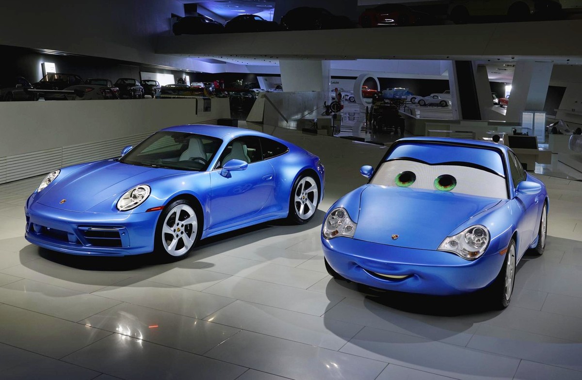 Porsche 911 Sally aus dem Film Cars verlässt das Kino für das wirkliche Leben und hat sogar einen ‚Katchau‘-Knopf |  Entertainment