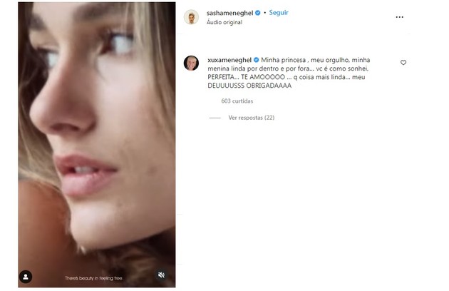 Sasha foi elogiada por Xuxa nas redes sociais: 'Meu orgulho' (Foto: Reprodução)