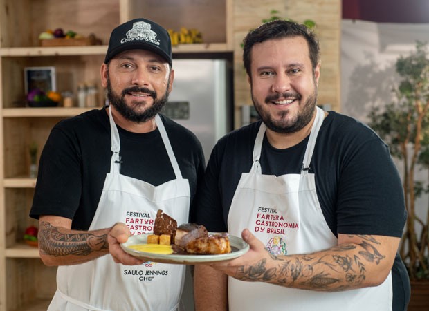 Saulo Jennings e Caio Soter estão entre os chefs participantes do festival (Foto: Nereu Jr. )
