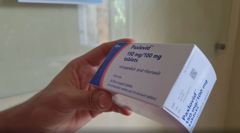 Paxlovid é o medicamento usado em casos leves e moderados de Covid-19 — Foto: Reprodução/TV Verdes Mares