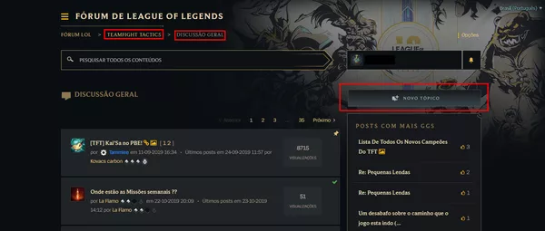 League Of Legends Como Logar E Navegar Pelo Forum Do Lol Jogos De Estrategia Techtudo