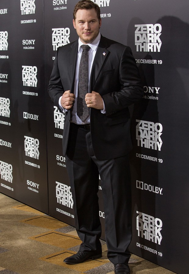Chris Pratt durante evento, em dezembro de 2012 (Foto: Getty Images)