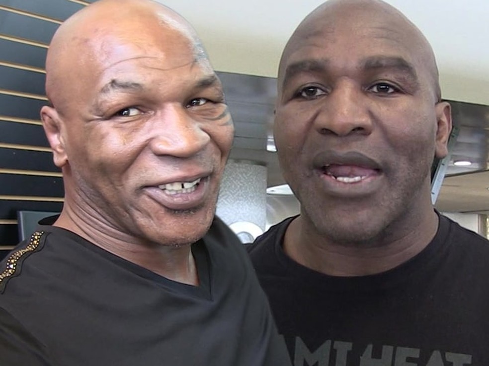 Mike Tyson e Evander Holyfield se enfrentarão pela 3ª vez — Foto: TMZ
