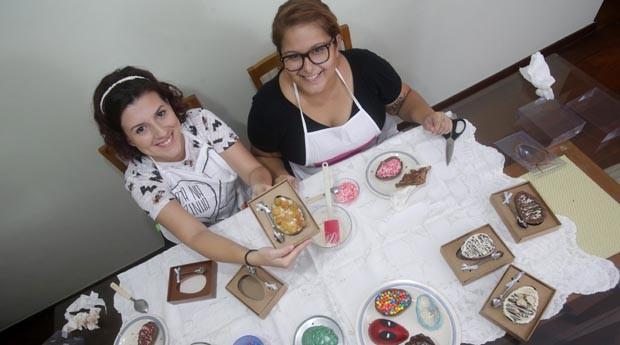 As empreendedoras Caterina Pesce e Barbara Moll (Foto: Rafael Moraes)