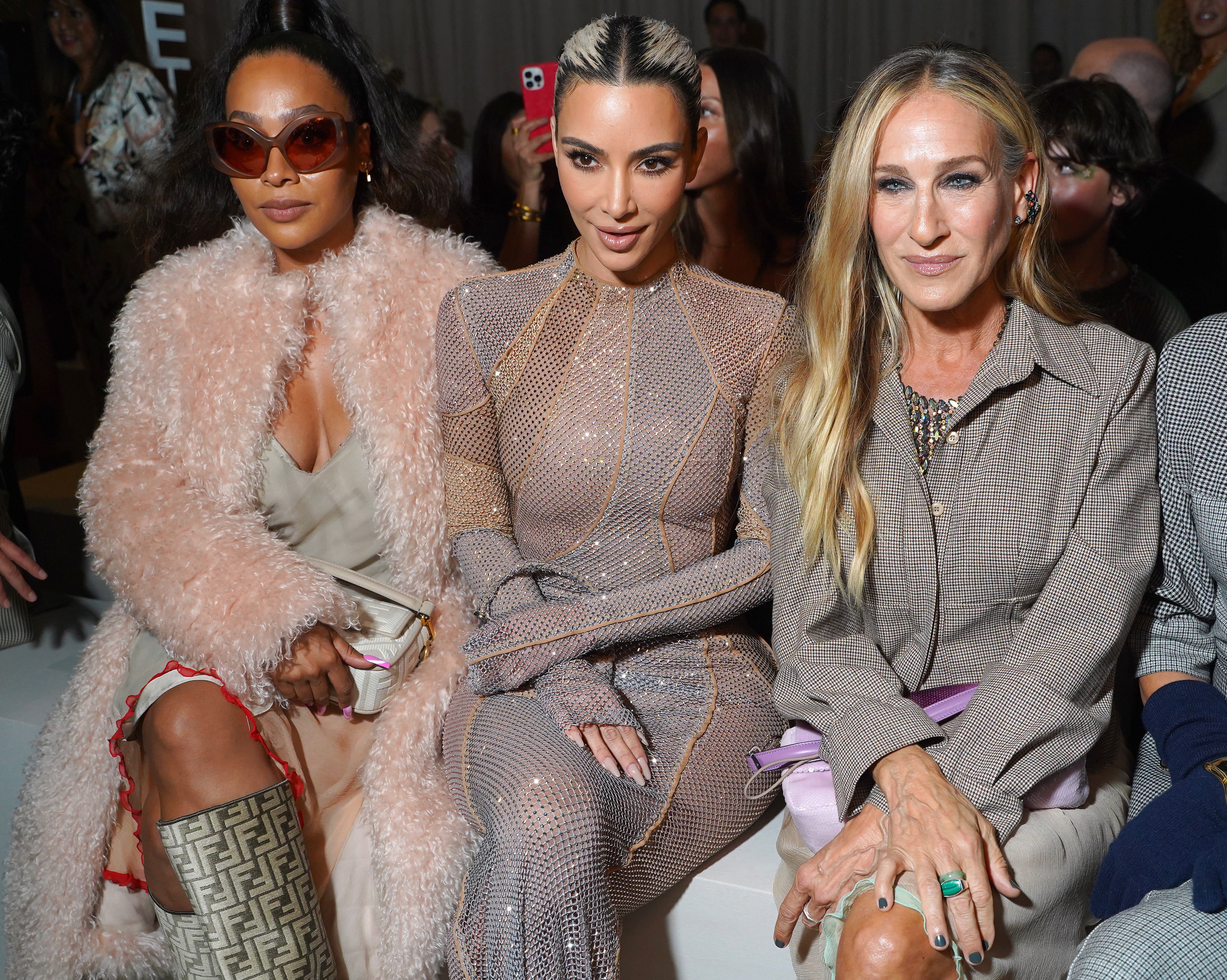La La Anthony, Kim Kardashian e Sarah Jessica Parker  (Foto: Getty Images)