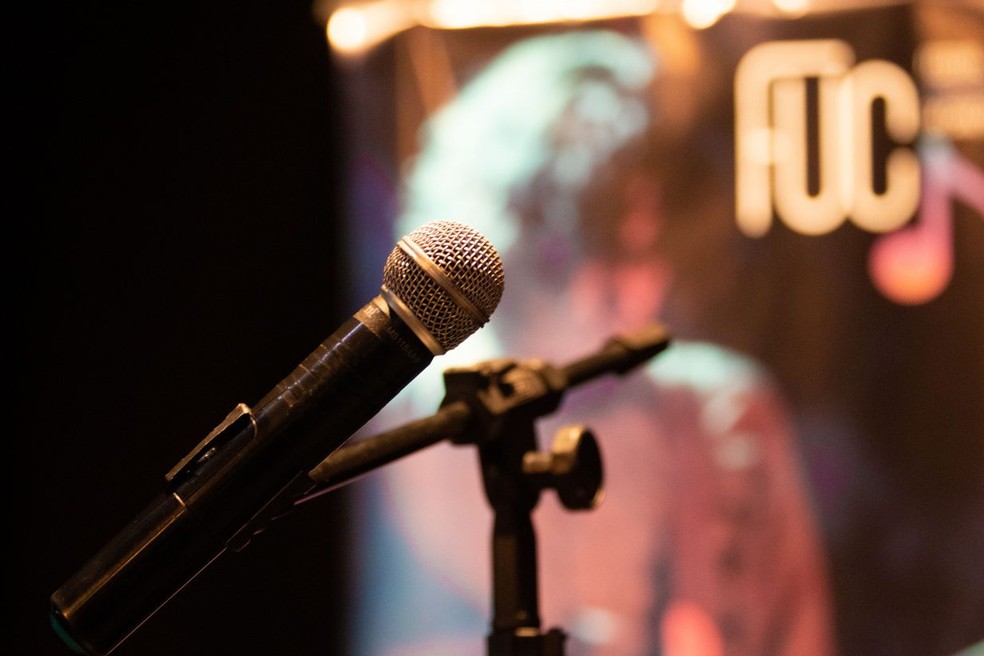 Festival Universitário da Canção (FUC) da UFMS.  — Foto: Luciane Navarro