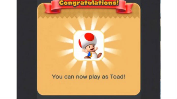 Super Mario Run: Toad é uma recompensa gratuita do programa de fidelidade (Foto: Reprodução / Thomas Schulze)