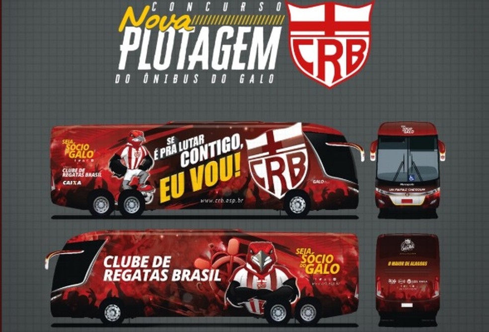 Crb Divulga Vencedor De Concurso Para Plotagem Do Novo Onibus Crb Ge