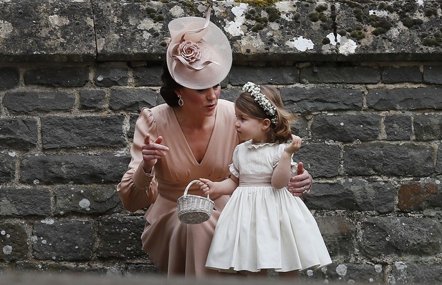 George e Charlotte no casamento de Pippa Middleton (Foto: Getty Images)
