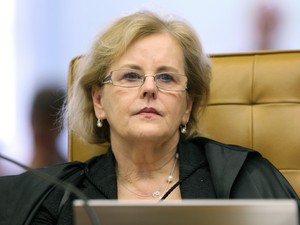 Ministra Rosa Weber no julgamento do mensalão. (Foto: Nelson Jr./SCO/STF)