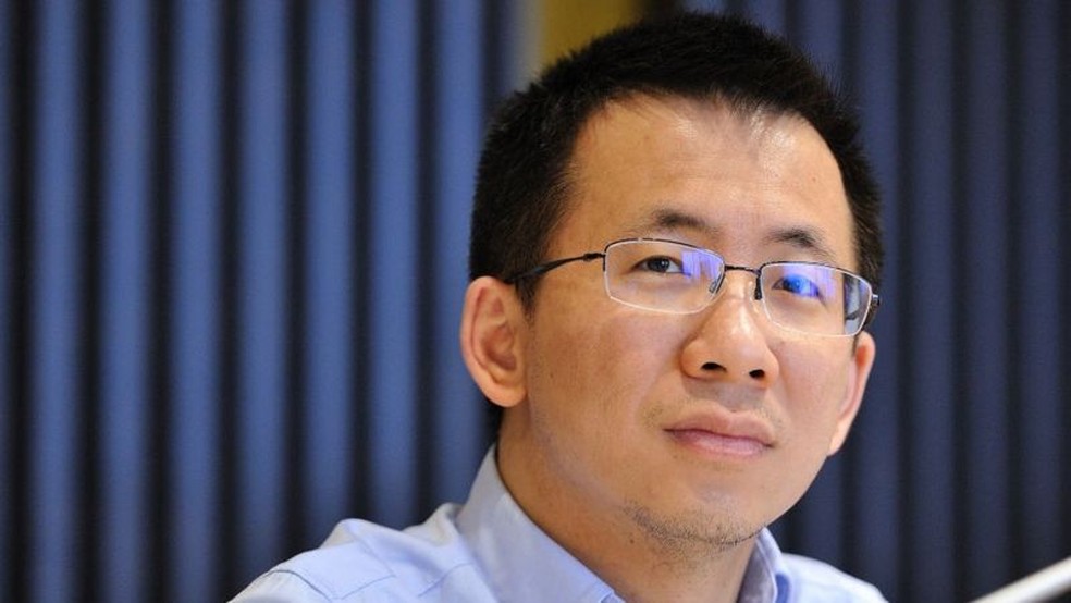 O Douyin e o TikTok foram desenvolvidos durante a gestão de Zhang Yiming como CEO da ByteDance, um dos desenvolvedores de aplicativos mais poderosos do mundo — Foto: Getty Images via BBC