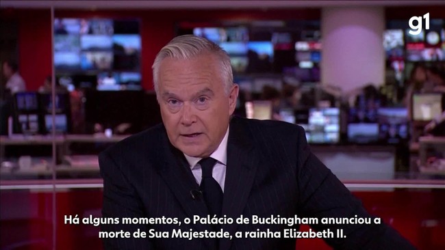 Veja anúncio oficial da morte de Elizabeth II na BBC