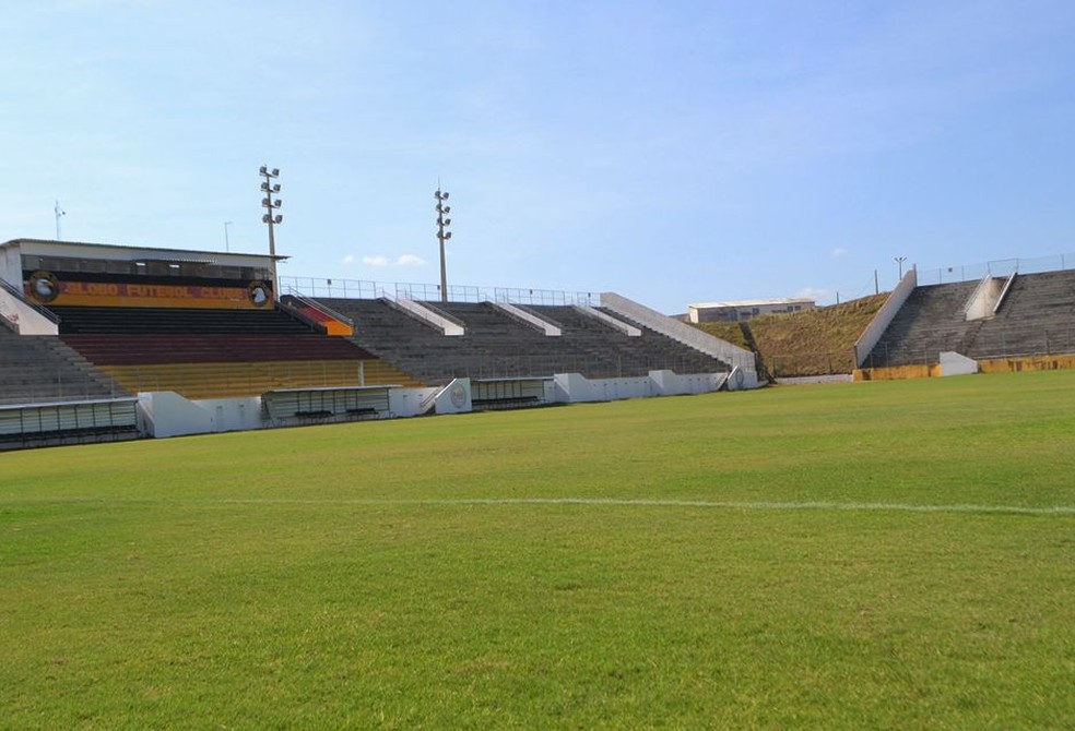 Estádio Barretão, em Ceará-Mirim — Foto: Jocaff Souza/GloboEsporte.com