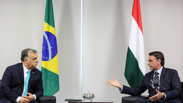 Bolsonaro e Viktor Órban (Foto: Flickr)