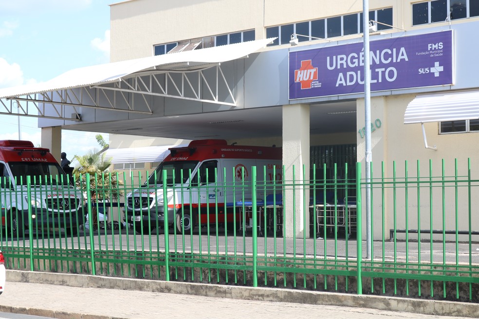 Hospital de Urgência de Teresina (HUT) — Foto: Lucas Marreiros/G1