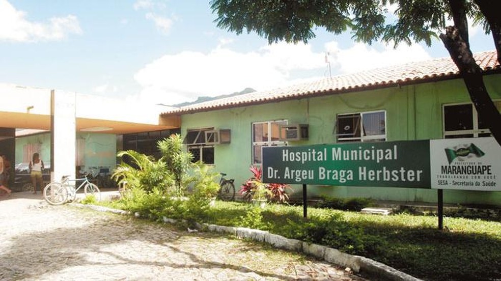 O caso aconteceu no Hospital Municipal de Maranguape. — Foto: Reprodução