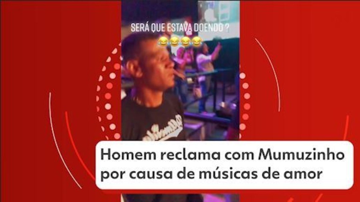Mumuzinho chama ao palco de display homem que viralizou ao xingá-lo por ‘dor de cotovelo de cotovelo’ |  Rio de Janeiro