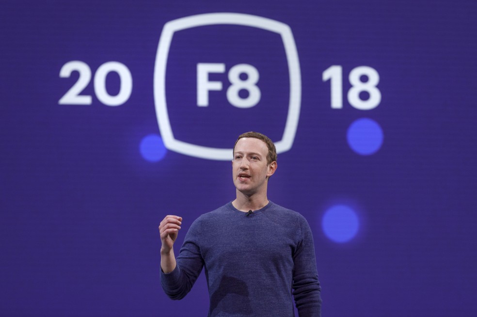 Mark Zuckerberg apresentou keynote na F8 2018 — Foto: Divulgação/Facebook