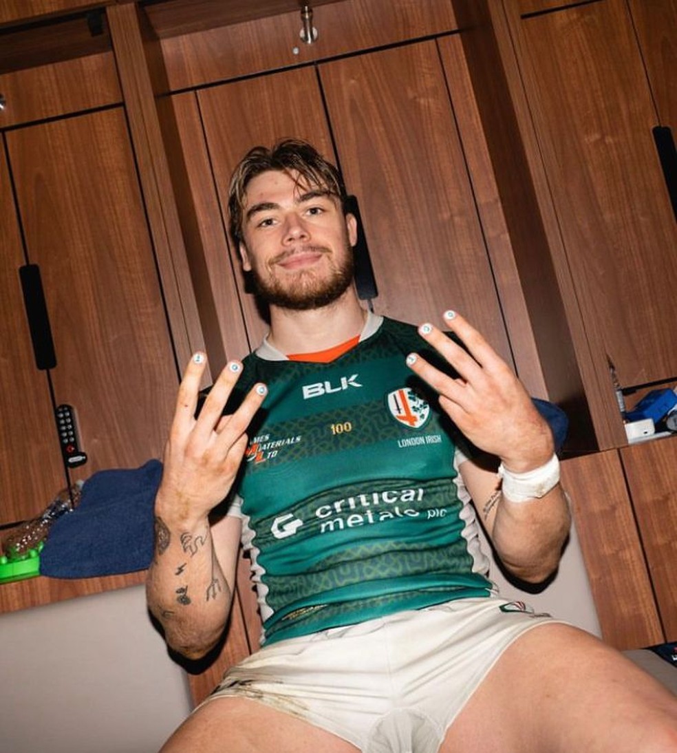 Jogador de rugby Ollie Hassel-Collins  — Foto: Reprodução/Instagram
