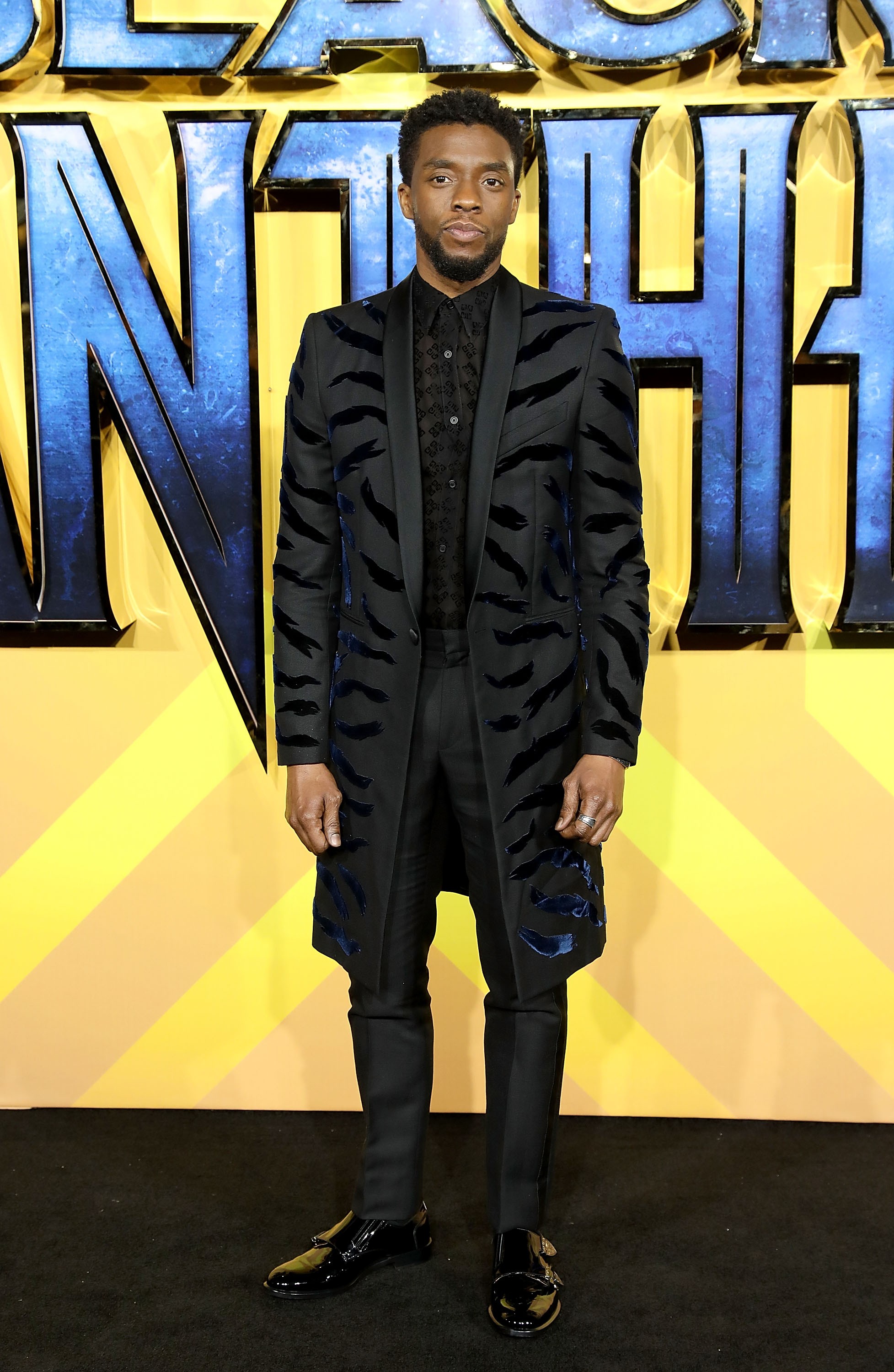 LONDON, ENGLAND - FEBRUARY 08:  Chadwick Boseman attends the European Premiere of 'Black Panther' at Eventim Apollo on February 8, 2018 in London, England.  (Photo by Tim P. Whitby/Tim P. Whitby/Getty Images) (Foto: Tim P. Whitby/Getty Images)