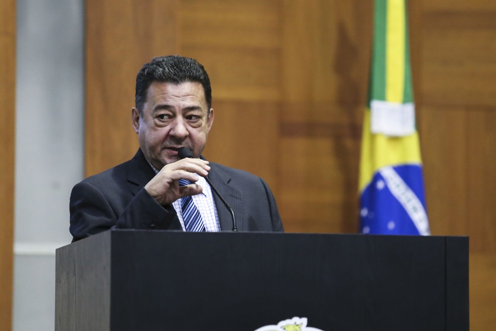 Mauro Savi (PSB) estÃƒÂ¡ afastado do parlamento estadual (Foto:  Karen Malagoli Veiga/ ALMT)