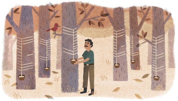 Doodle Chico Mendes (Foto: Reprodução/Google)