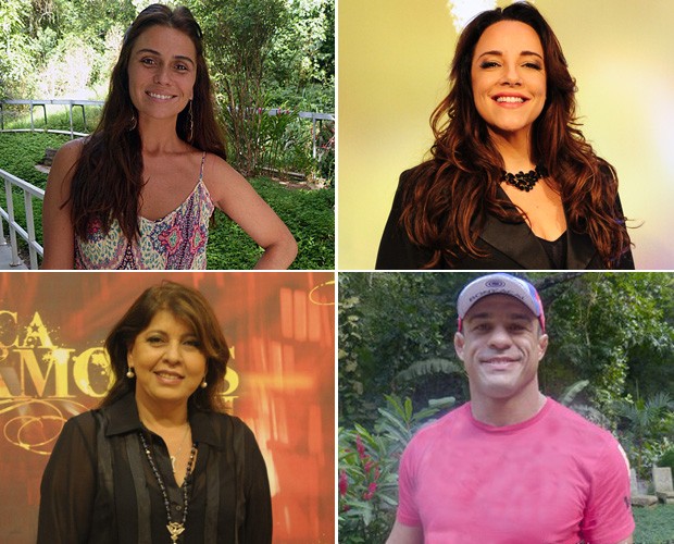 Antonelli, Ana Carolina, Roberta Miranda e Belfort são adeptos à dietas sem glúten (Foto: Mais Você/TV Globo)