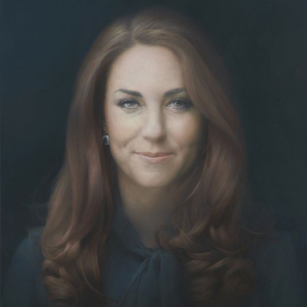 O primeiro retrato oficial de Kate (Foto: Reprodução)