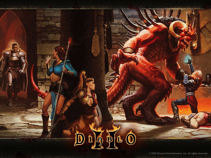 Diablo 2 manteve a qualidade na série de RPG (Foto: Divulgação/Blizzard)