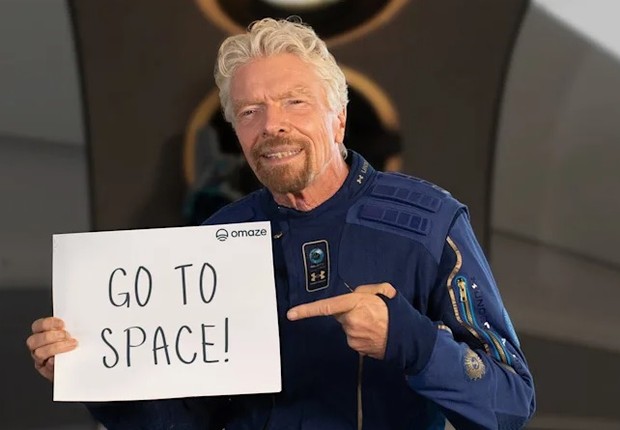 O bilionário Richard Branson vai sortear duas passagens ao espaço (Foto: Divulgação)