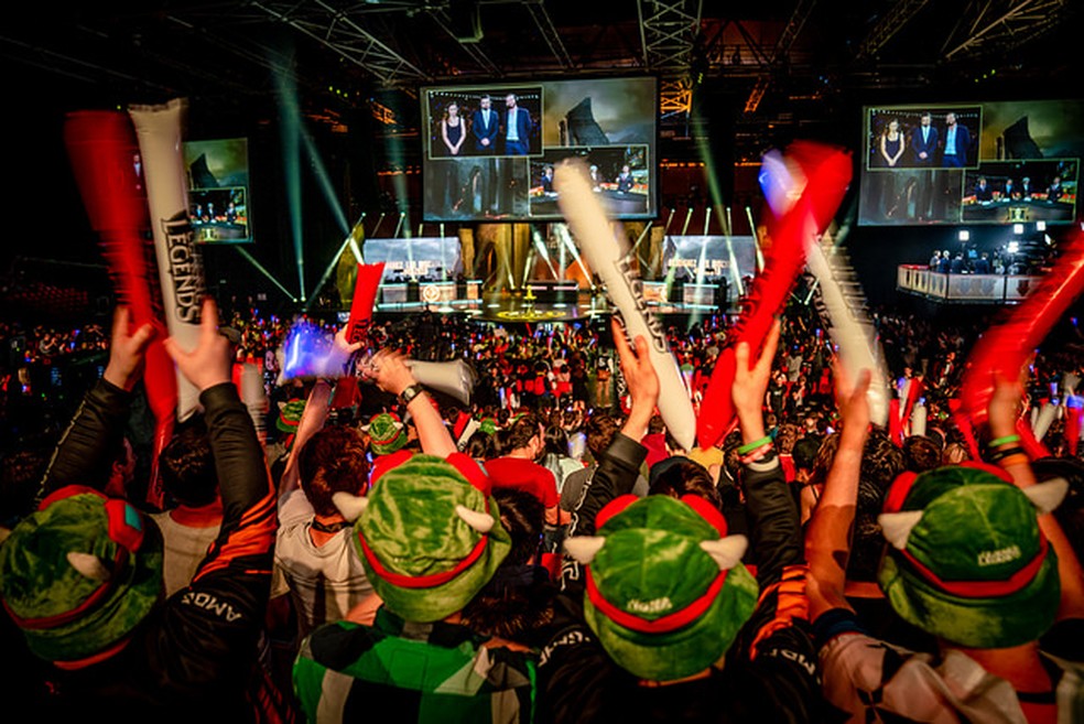 Torcida no MSI 2018, campeonato mundial de League of Legends (Foto: Divulgação/Riot Games)