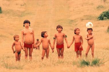 Crianças da indígenas - Paulo Basta (Foto: Arquivo pessoal Paulo Basta)