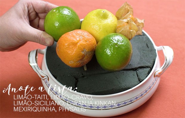 Como fazer arranjos de mesa com frutas (Foto: Reprodução)