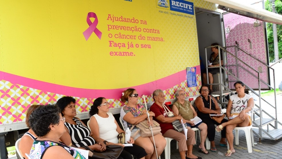 Mamógrafo móvel vi a comunidades do Recife (Foto: AscomPrefeitura do Recife)