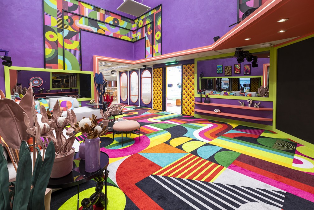 Parte interna da casa do "BBB22" — Foto: Globo/ Sergio Zalis