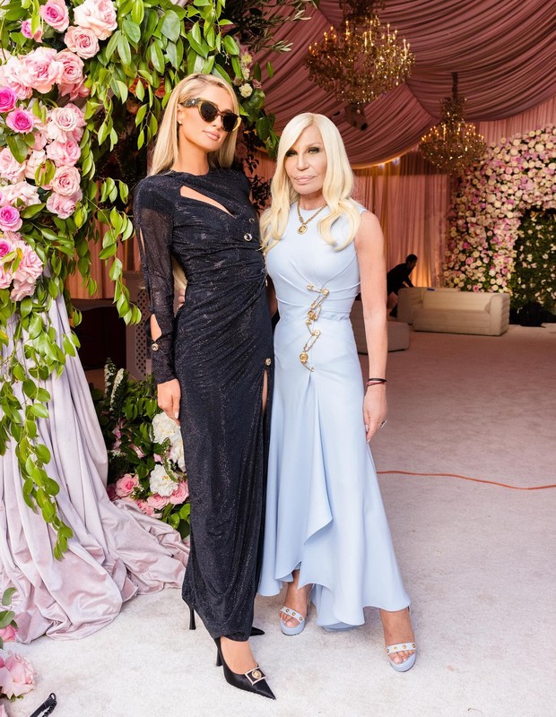 Paris Hilton e Donatella Versace (Foto: Reprodução/Instagram)