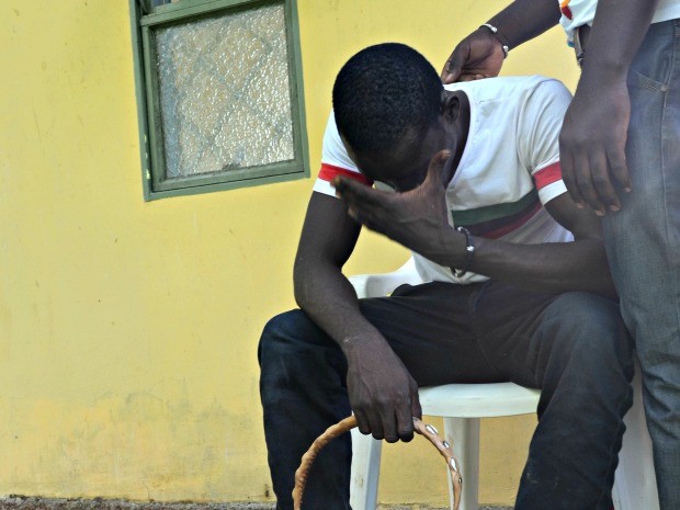 Senegalês Ibrahima Fall, de 25 anos, está no Acre desde o dia 6 de setembro (Foto: Caio Fulgêncio/G1)