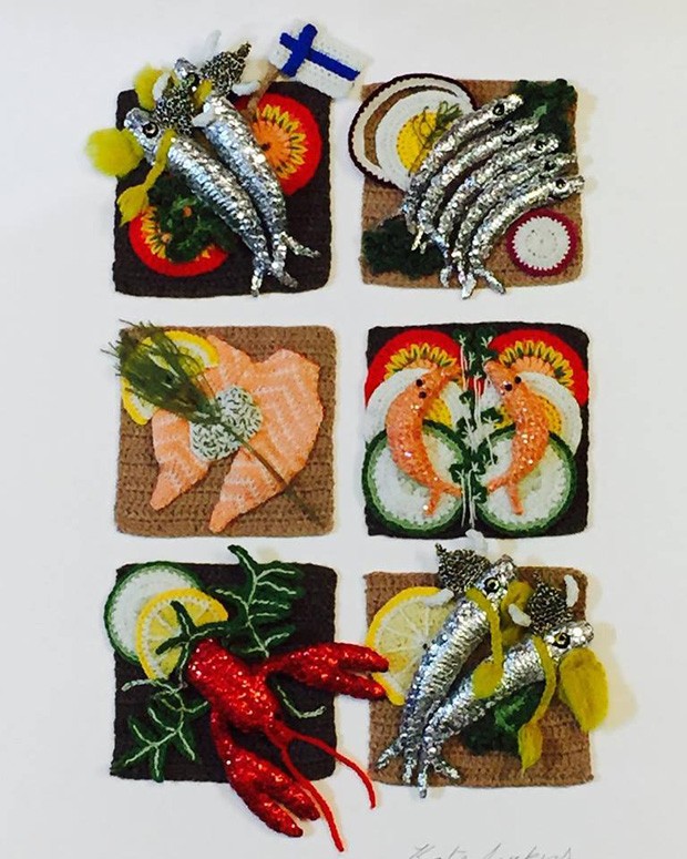 Designer faz comidinhas e bichos encantadores de crochê (Foto: Reprodução )